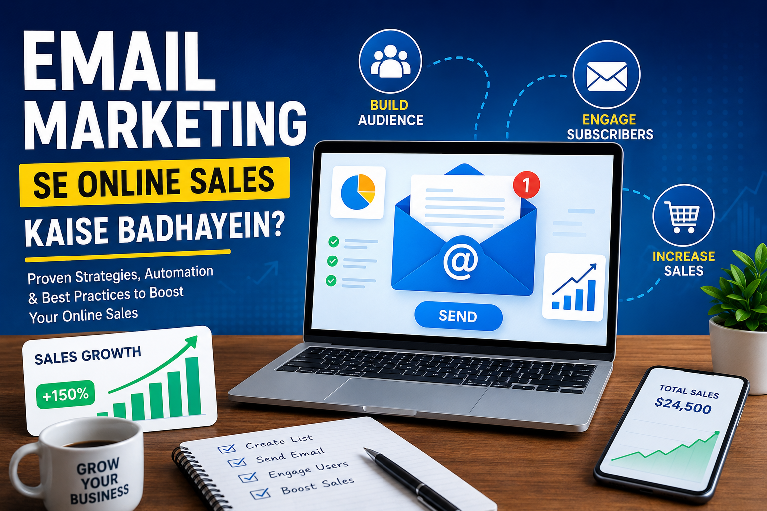 Email Marketing Se Online Sales Kaise Badhayein? Complete Guide For Business Owners (2026)