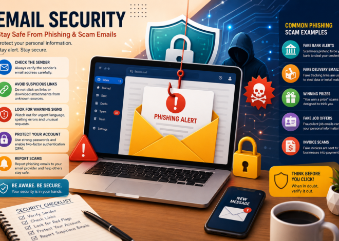 Email Security Tips: Phishing Aur Scam Emails Se Bachne Ka Tarika (Complete Beginner Guide 2026)