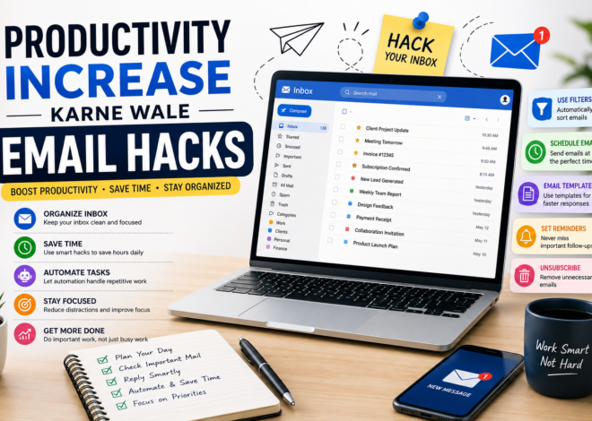 Productivity Increase Karne Wale Email Hacks: The Ultimate Guide to Better Email Management